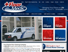 Tablet Screenshot of floor-medic.com